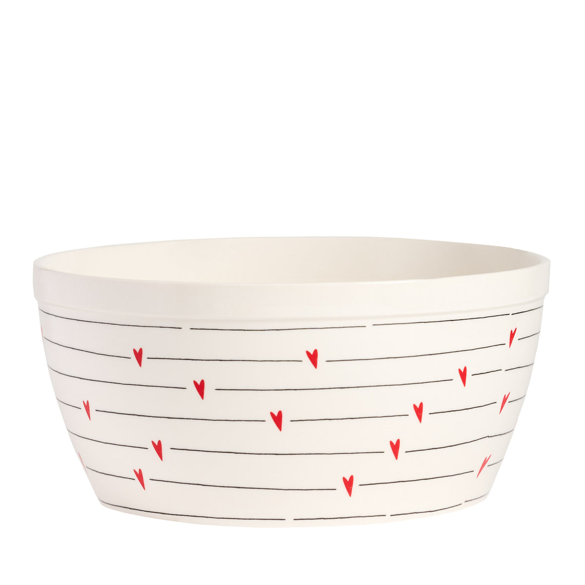 SIMPLE DAY - INSALATIERA IN GRES PORCELLANATO CON DECORO
