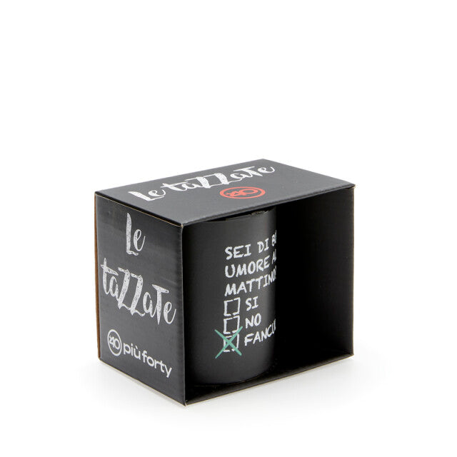 TAZZA CON SCRITTA UMORE