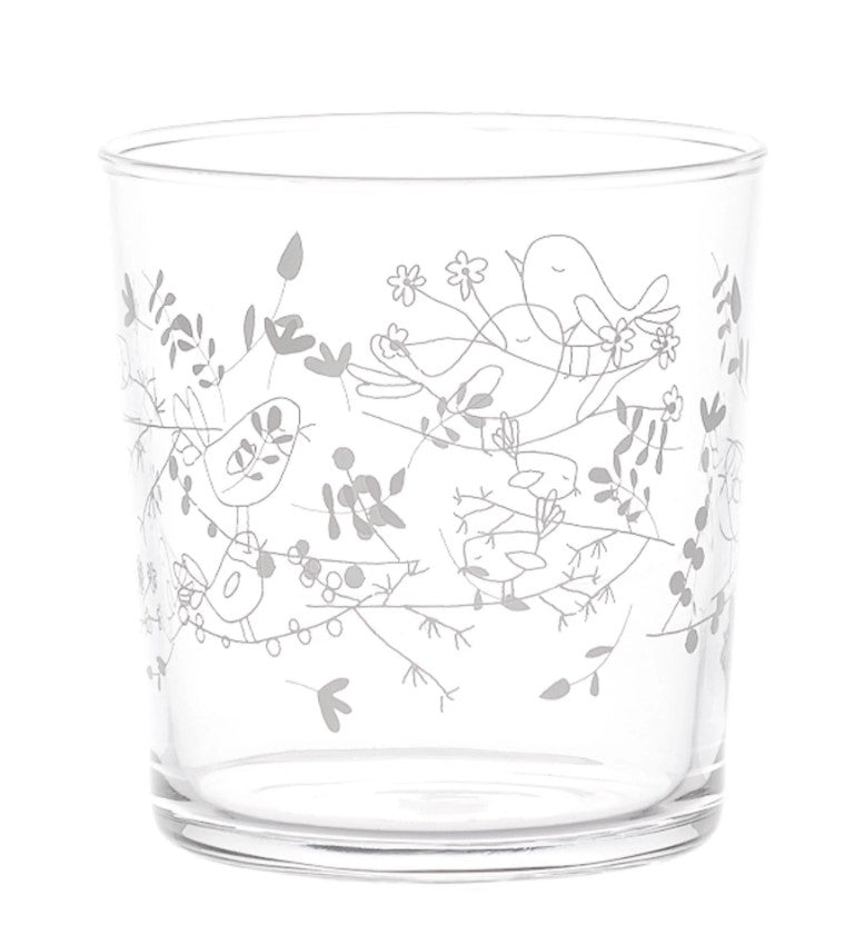 BICCHIERI ACQUA DECORATI A MANO