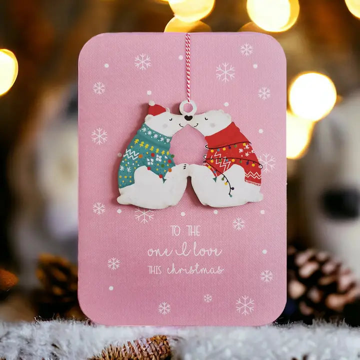 BIGLIETTI DI AUGURI CON DECORO NATALIZIO