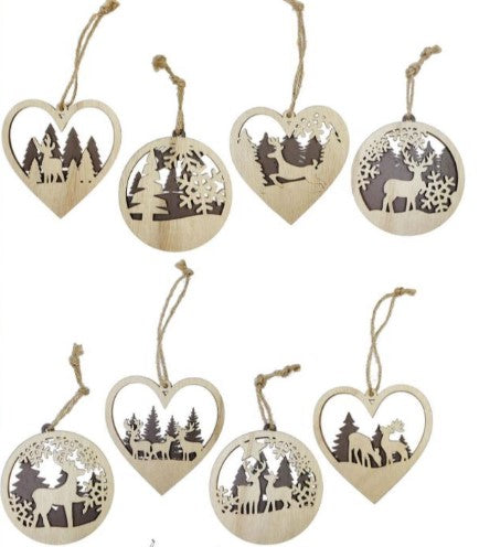 DECORO NATALIZIO IN LEGNO