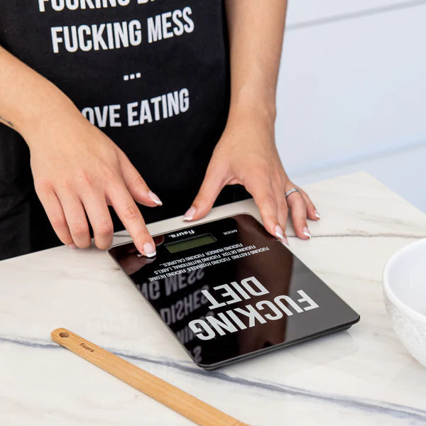 BILANCIA DA CUCINA "FUCKING DIET"