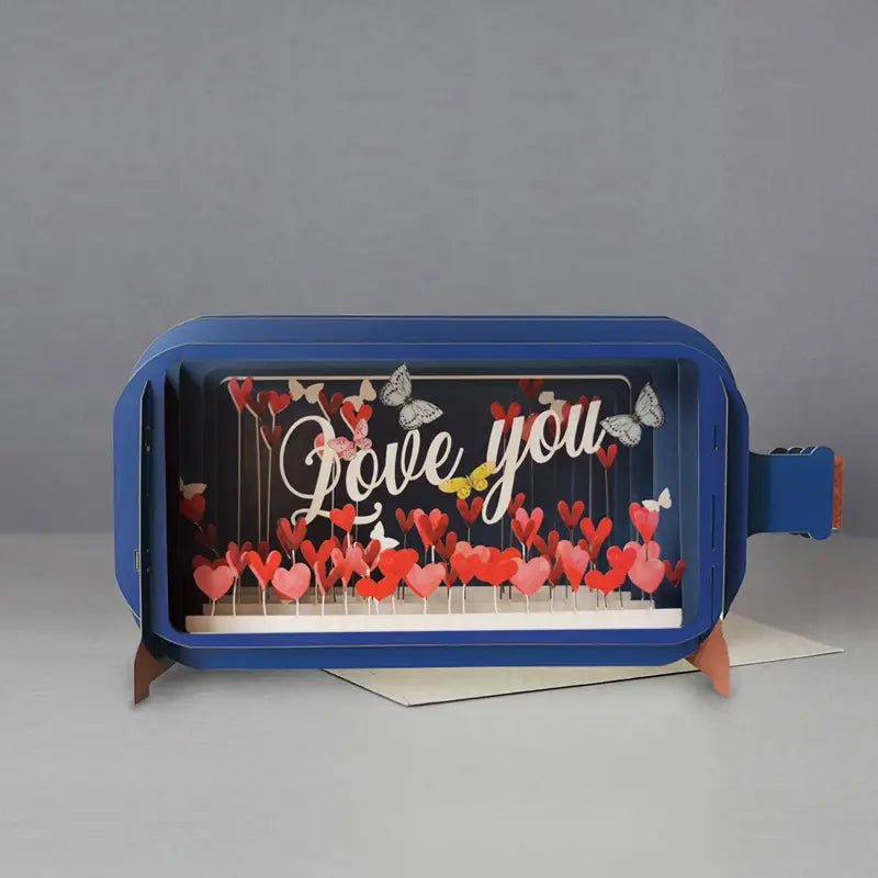 Biglietto in 3D message in a Bottle