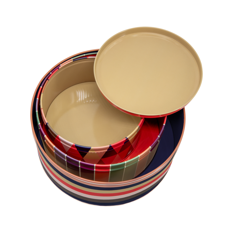 SET 3 SCATOLE DI LATTA