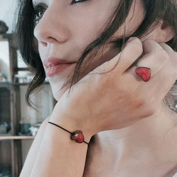 ANELLO CUORE | CERAMICA VIBRAZIONALE