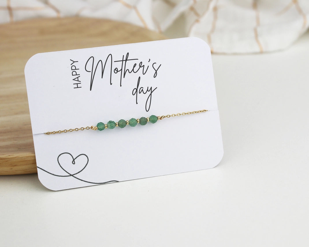 BRACCIALE FESTA DELLA MAMMA CON PIETRE