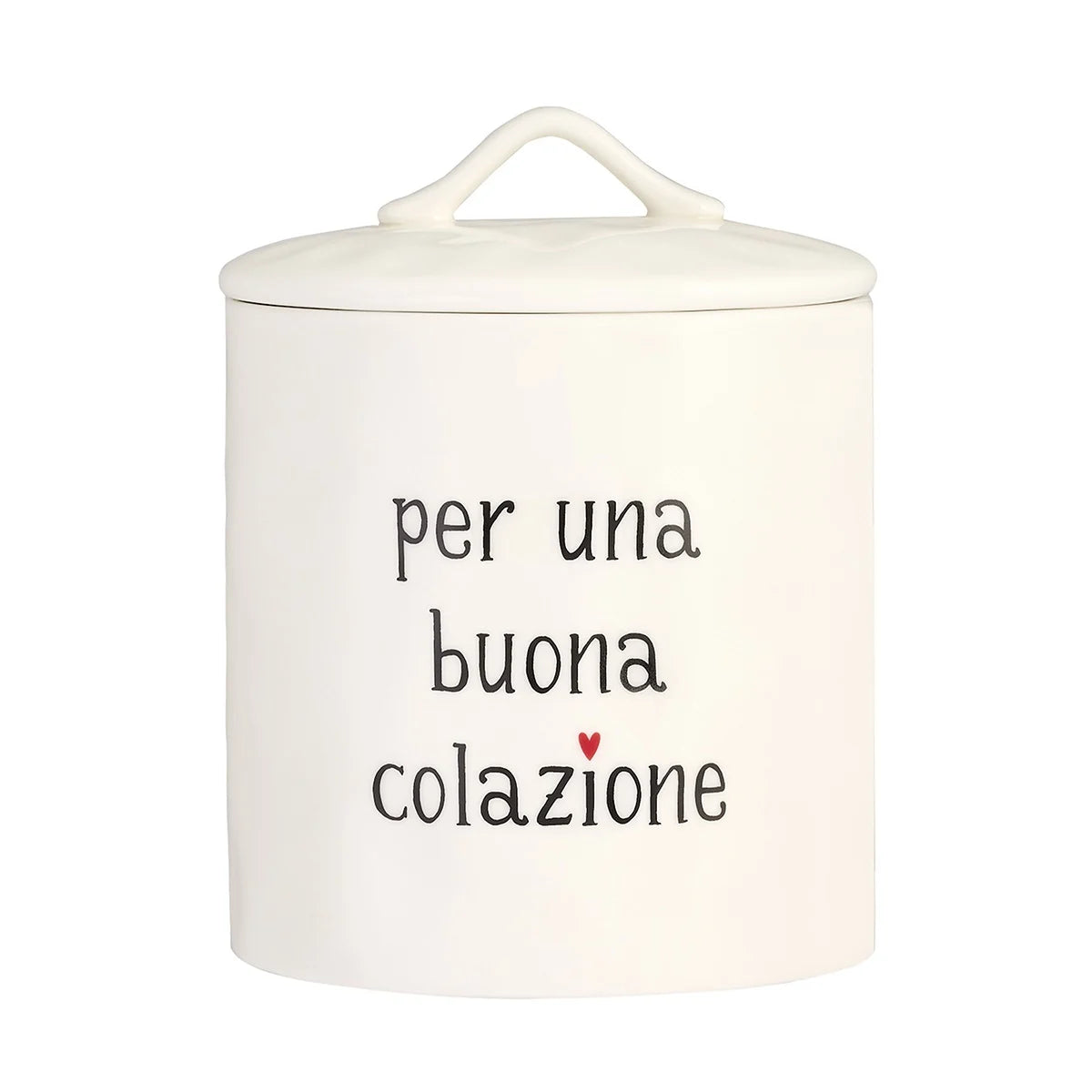 SIMPLE DAY - BARATTOLO IN GRES CON SCRITTE