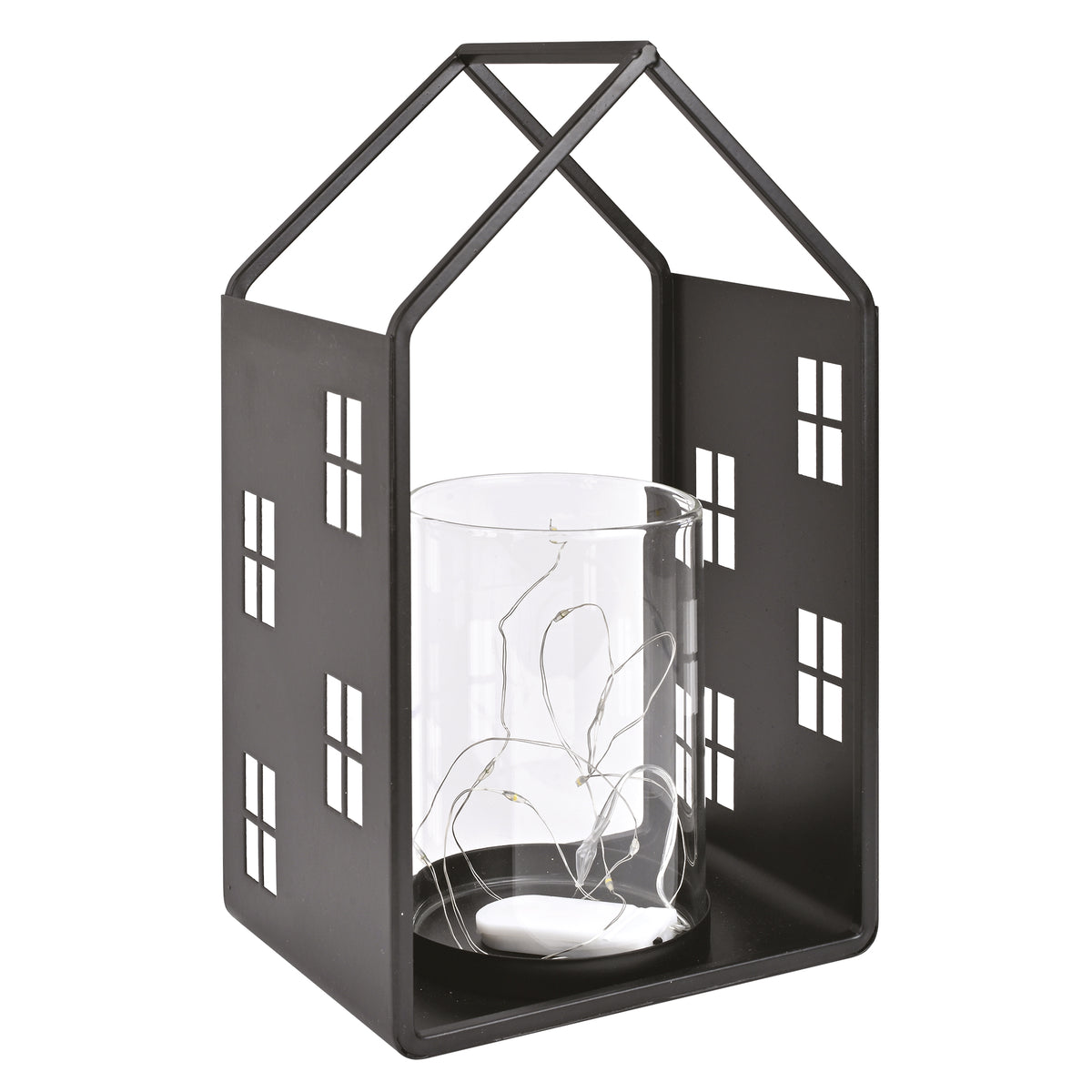 CASETTA LUMINOSA IN METALLO CON LED