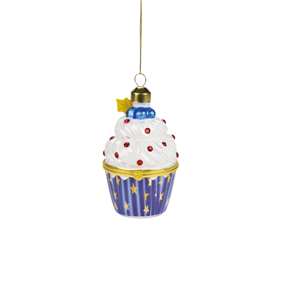 ADDOBBO IN VETRO PASTICCINO - SCATOLINA CON BIGLIETTO