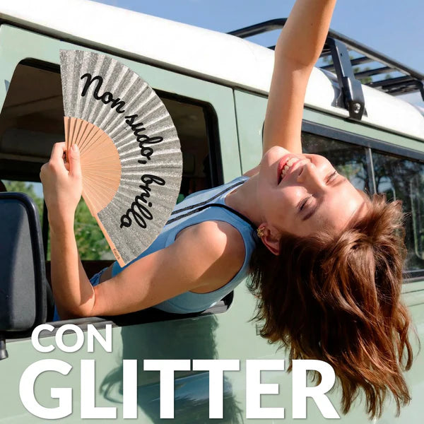 VENTAGLIO NON SUDO BRILLO GLITTERATO