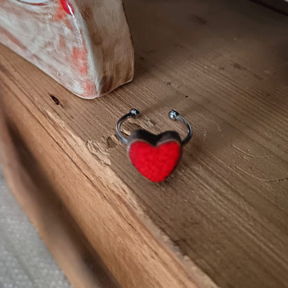 ANELLO CUORE | CERAMICA VIBRAZIONALE