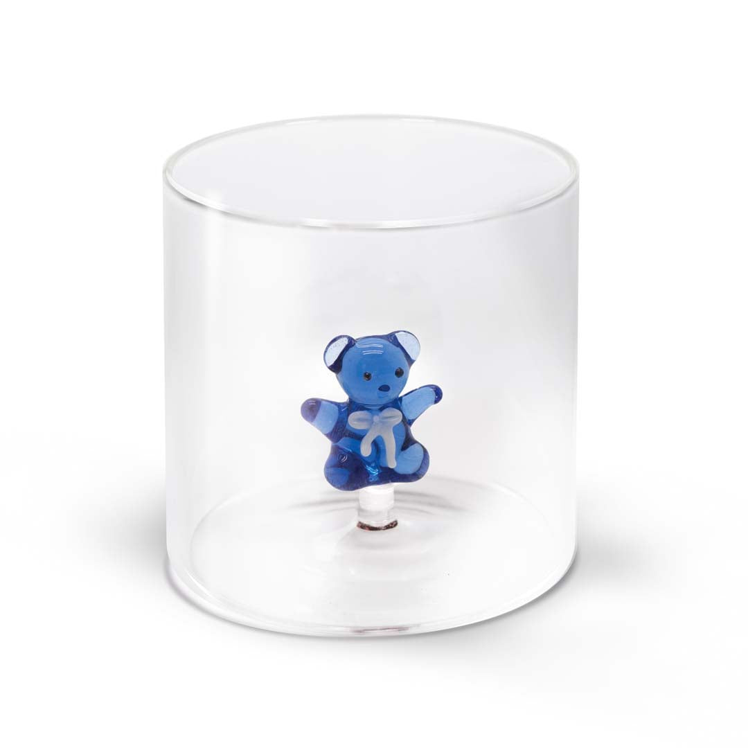 BICCHIERE IN VETRO CON DECORI | IDEA BOMBONIERA BATTESIMO