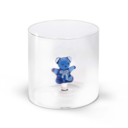 BICCHIERE IN VETRO CON DECORI | IDEA BOMBONIERA BATTESIMO