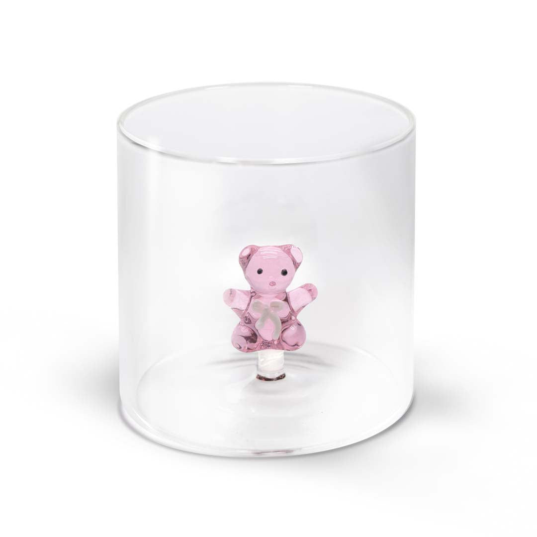 BICCHIERE IN VETRO CON DECORI | IDEA BOMBONIERA BATTESIMO