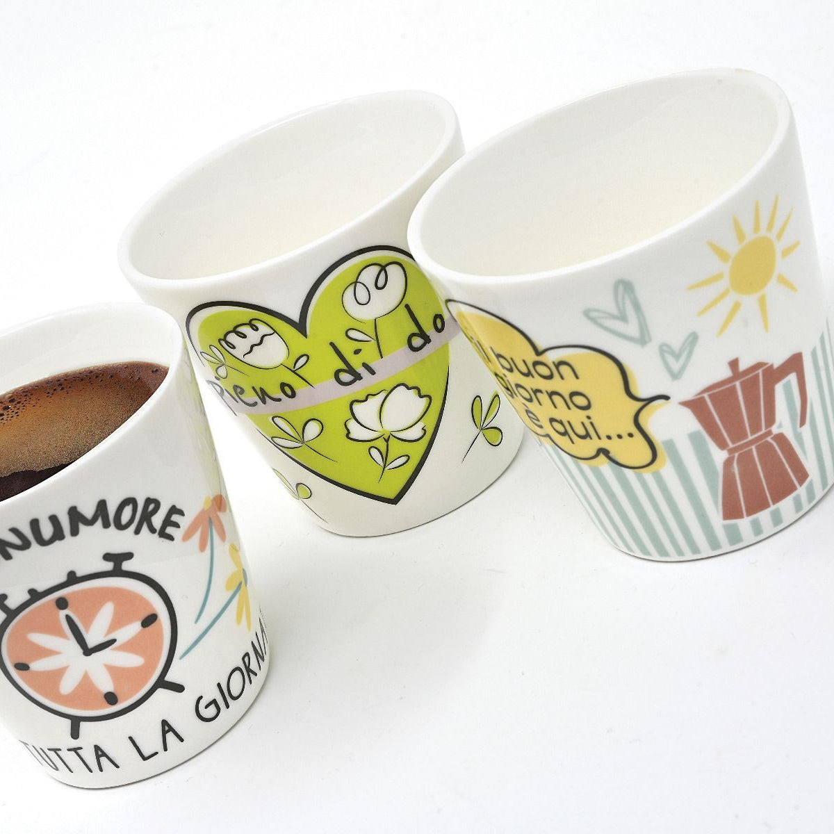 BICCHIERI IN PORCELLANA PER AMARO | TAZZINE DA CAFFE'