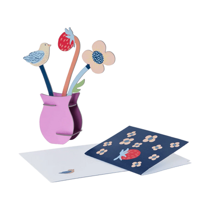 BIGLIETTO 3D POP OU CARD | FIORI D'AUTORE STUDIO ROOF
