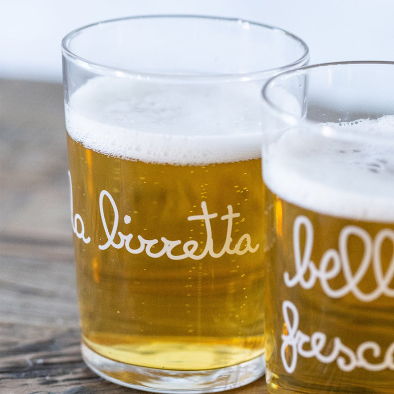 SET DA 6 BICCHIERI DA BIRRA DECORATI A MANO