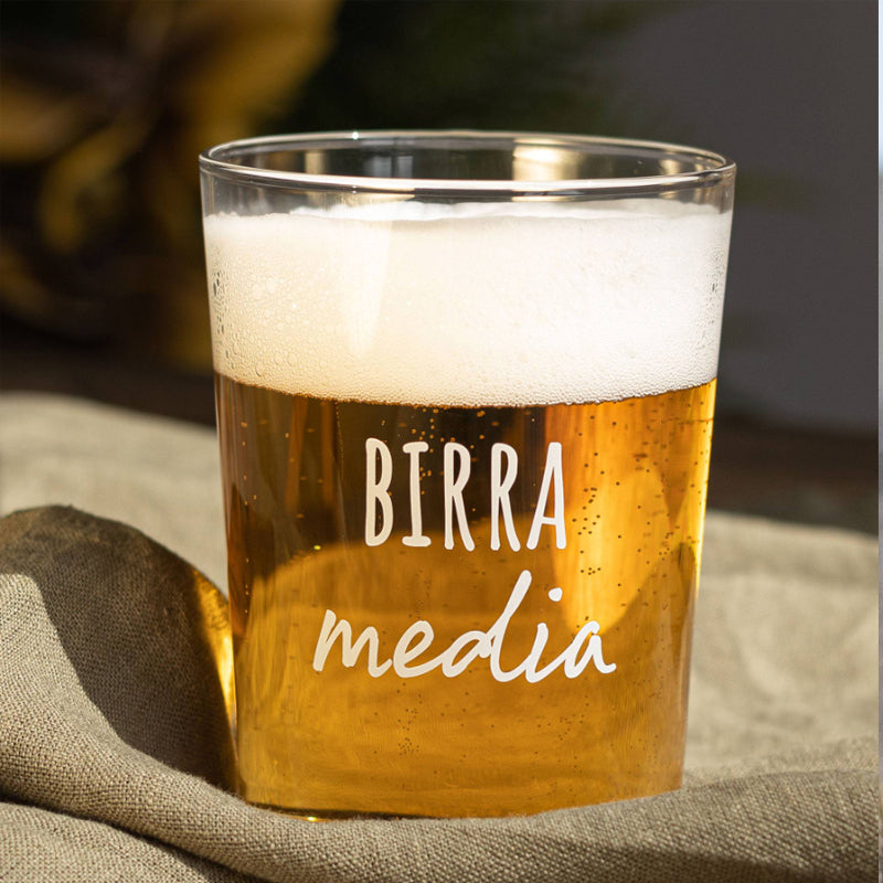 SET DA 6 BICCHIERI DA BIRRA DECORATI A MANO