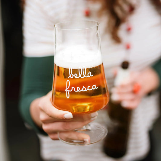BICCHIERI DA BIRRA CON DECORO