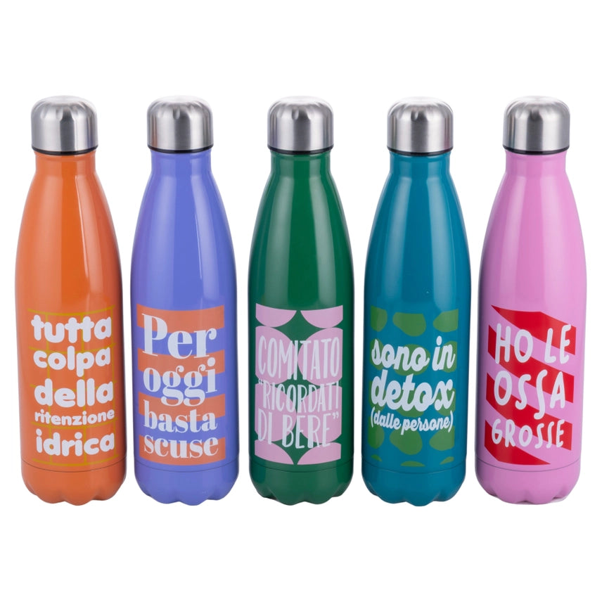 BORRACCIA TERMICA COLORATA 500ml