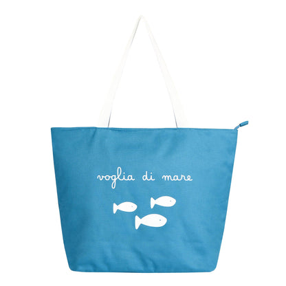 BORSA IN CANVAS "VOGLIA DI MARE"