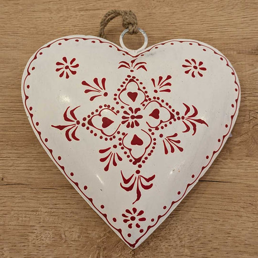 DECORO CUORE IN METALLO - VARI COLORI