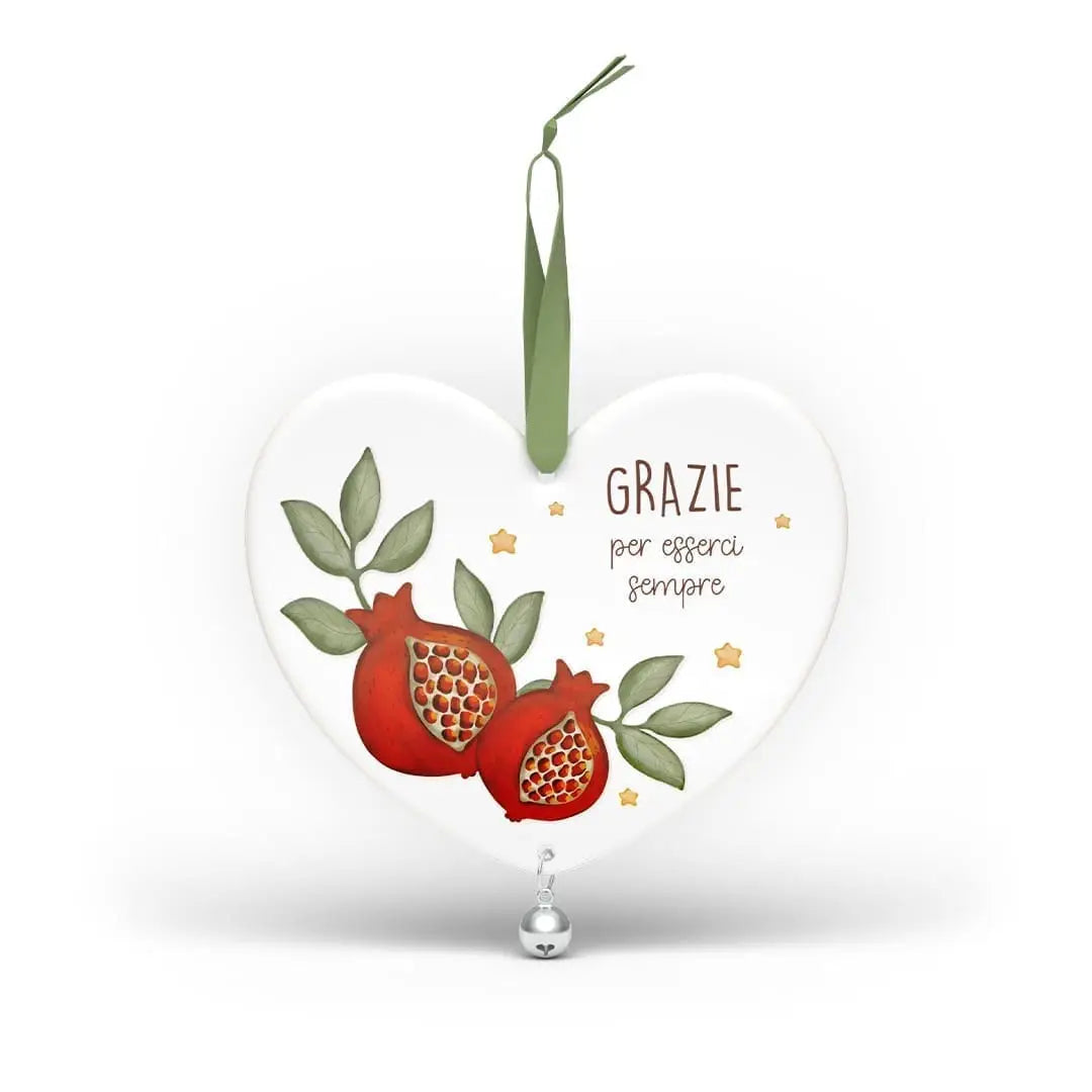 CUORE DECORATIVO IN LEGNO LACCATO
