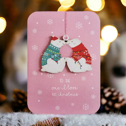 BIGLIETTI DI AUGURI CON DECORO NATALIZIO