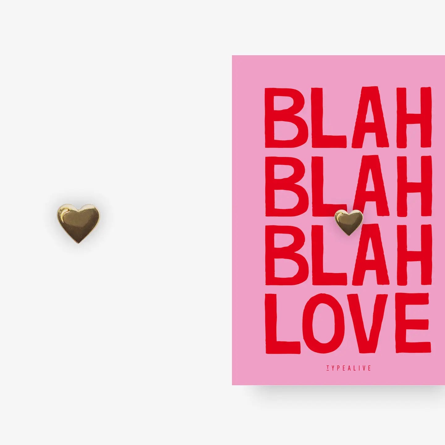 CARTOLINA DI AUGURI CON SPILLA