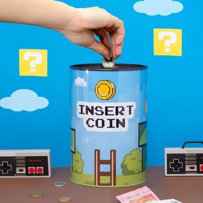 SALVADANAIO IN LATTA SUPER MARIO