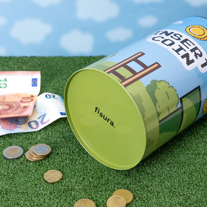 SALVADANAIO IN LATTA SUPER MARIO