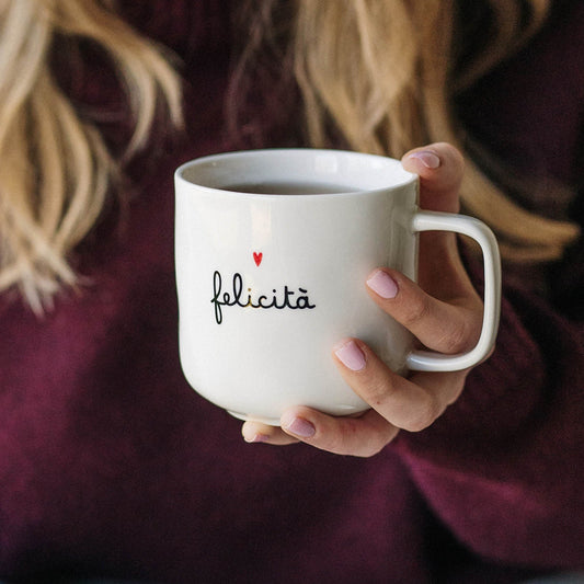 MUG IN GRES CON DECORO