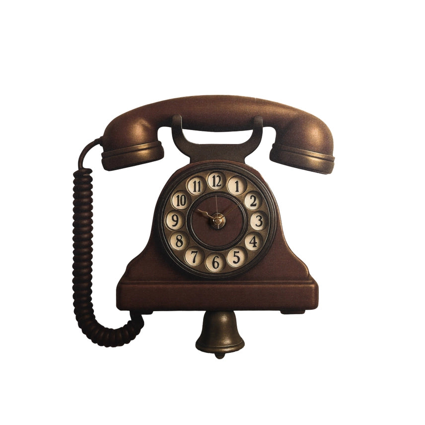 Orologio a pendolo Vintage Style a forma di telefono