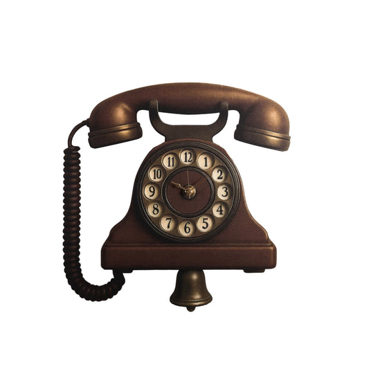 Orologio a pendolo Vintage Style a forma di telefono