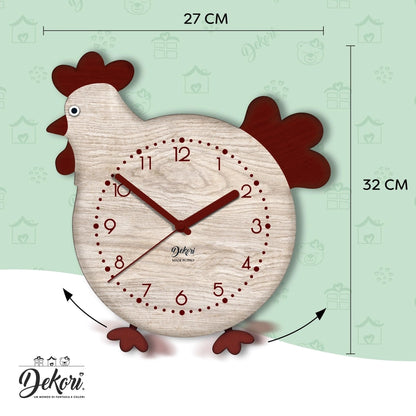 Orologio Gallina con zampe a pendolo