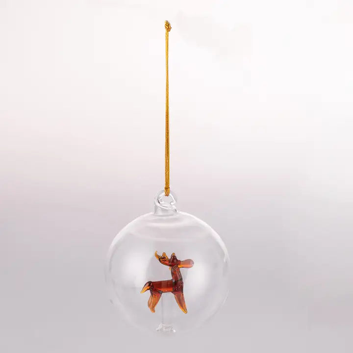 PALLINA IN VETRO CON PERSONAGGI