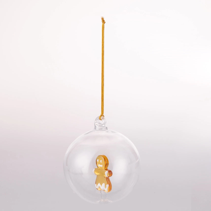 PALLINA IN VETRO CON PERSONAGGI