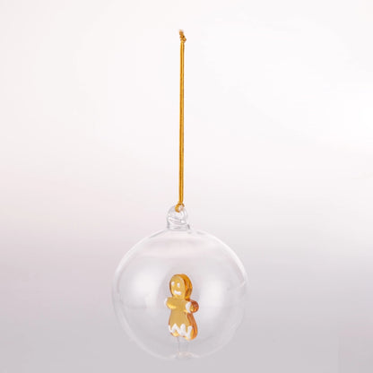 PALLINA IN VETRO CON PERSONAGGI