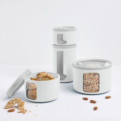 CONTENITORE PEEK BOX TONDO CON COPERCHIO ERMETICO
