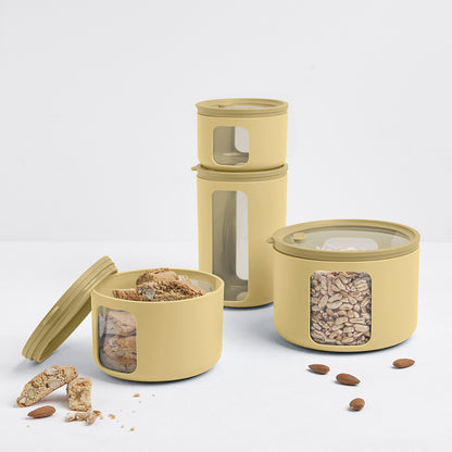 CONTENITORE PEEK BOX TONDO CON COPERCHIO ERMETICO