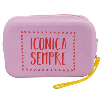 POCHETTE IN SILICONE COLORATA