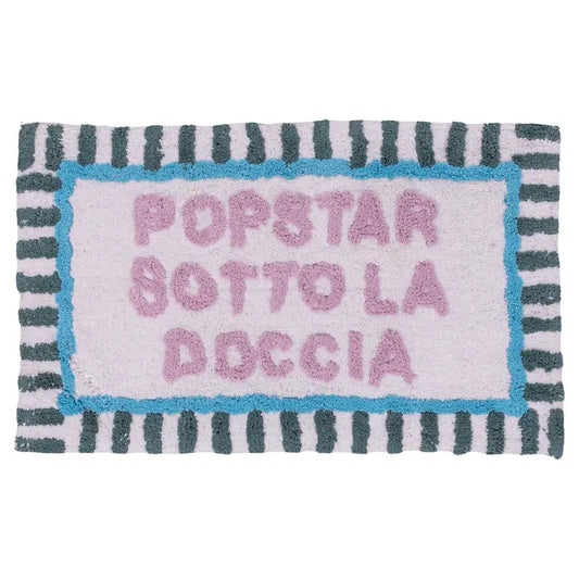 TAPPETINO BAGNO POPSTAR SOTTO LA DOCCIA
