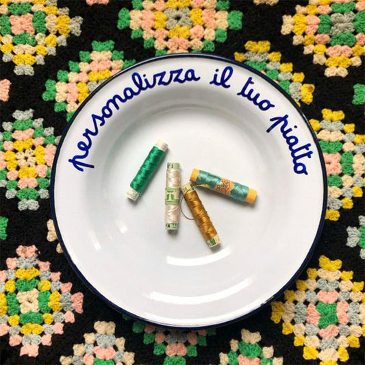 PIATTO SMALTATO PERSONALIZZATO