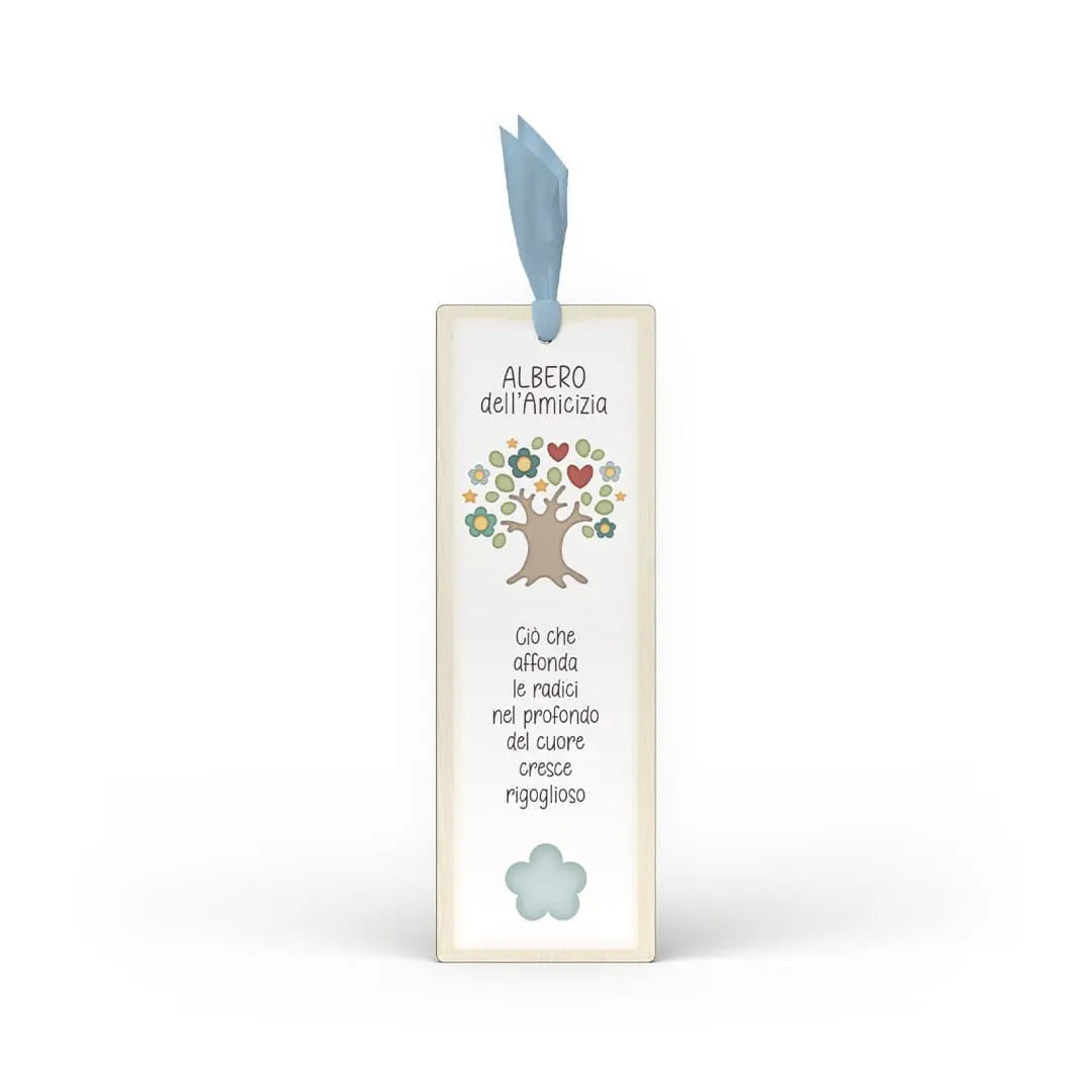 Segnalibro in Legno con Nastro – Idee Regalo e Frasi Emozionanti