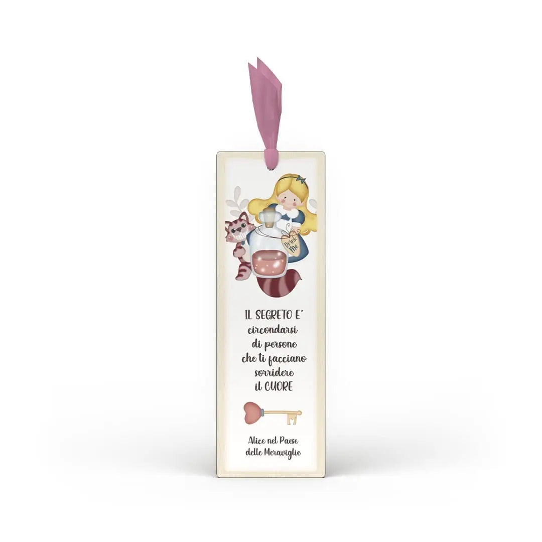 SEGNALIBRO ALICE NEL PAESE DELLE MERAVIGLIE