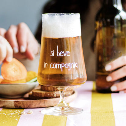 SIMPLE DAY - CALICI BIRRA CON SCRITTA