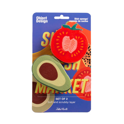 SPUGNE DA CUCINA VEGGIE MIX