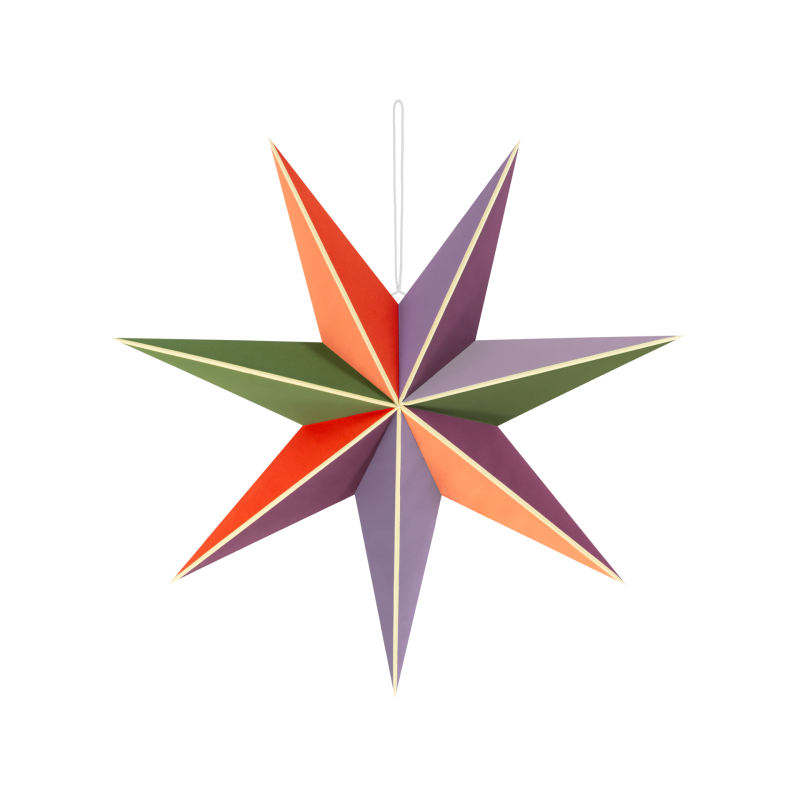 STELLA DI CARTA LUMINOSA