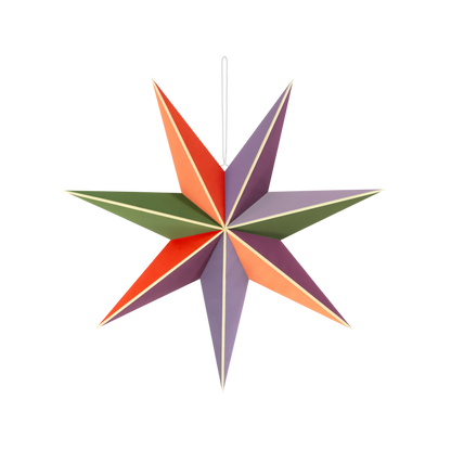 STELLA DI CARTA LUMINOSA