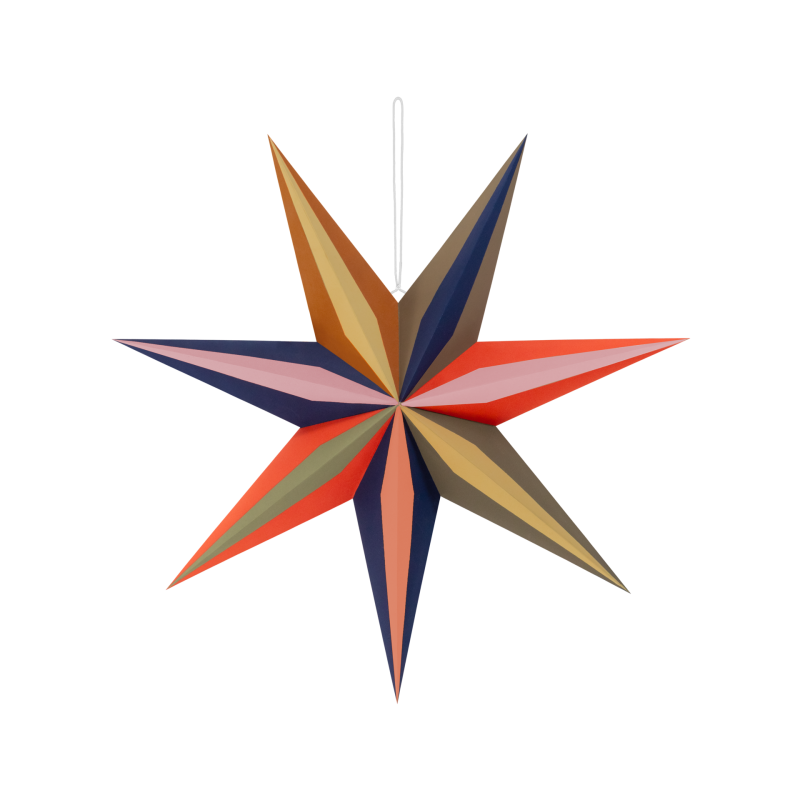 STELLA DI CARTA LUMINOSA